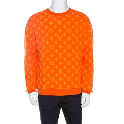 louis vuitton orange sweater monogram|louis vuitton paris checkered sweater.